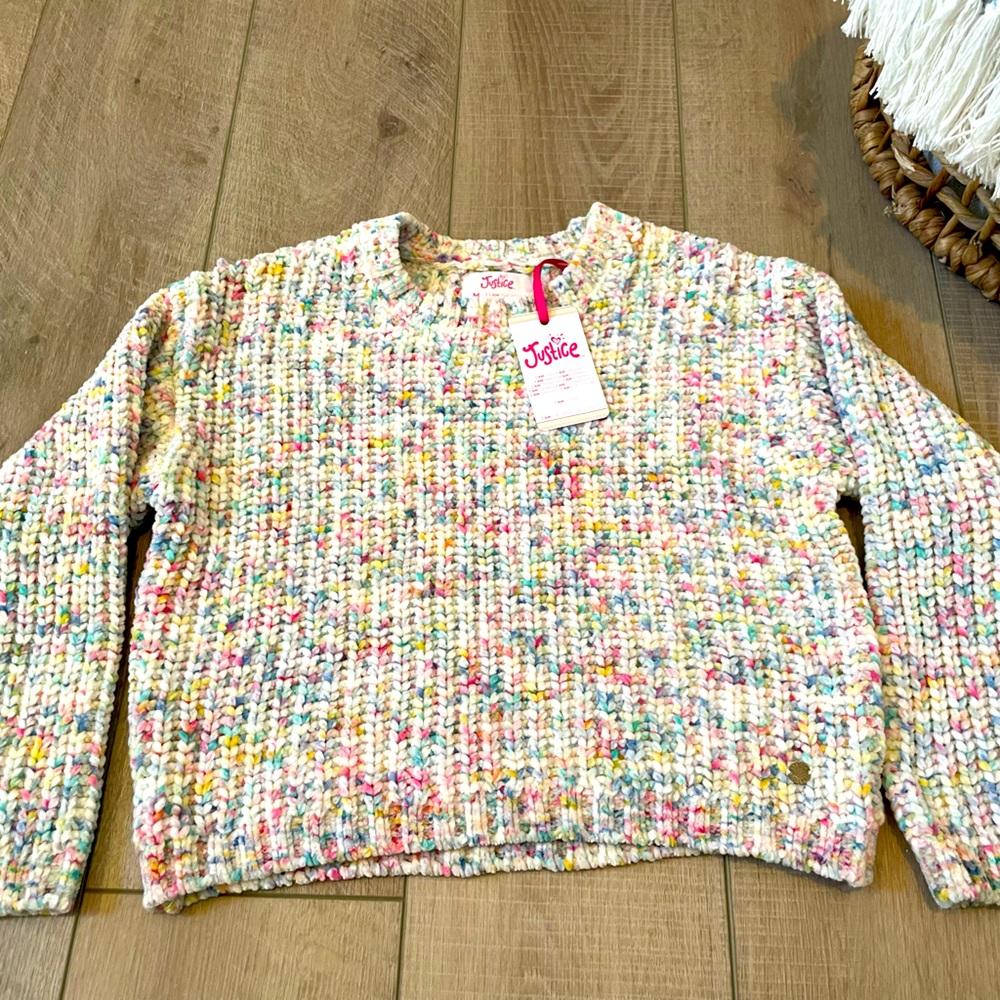 Justice Chunky Knit Sweater